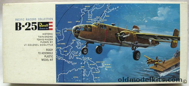 Revell 1/64 B-25 Mitchell Pacific Raiders, H238-130 plastic model kit